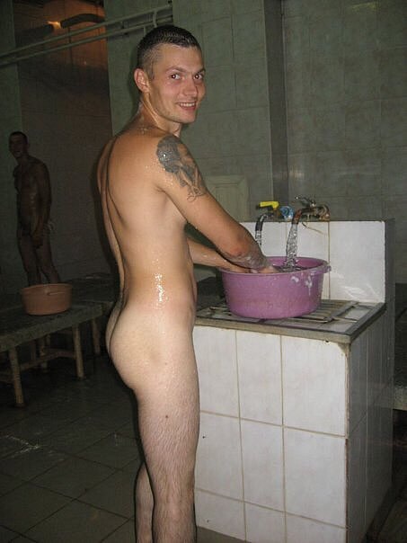 The Shower In The Russian Barracks