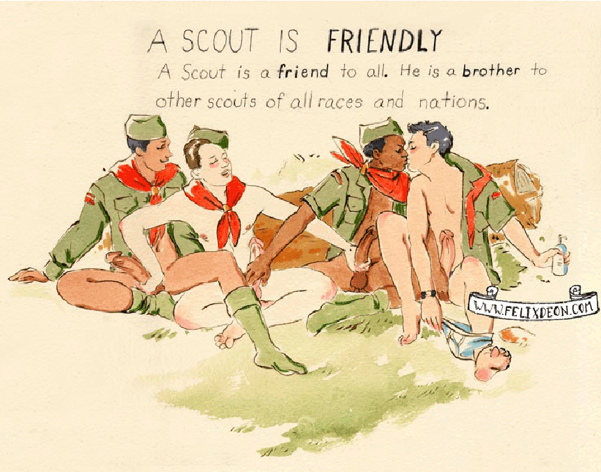 Naked sex scouts.