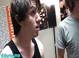 Dudes get bored staying in the dorm and arrange hot gay sex