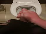 Gay teen porn wanking in the toilet