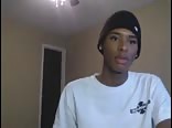 Young black twink's big dick