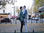 Passionate Kissing on the Street