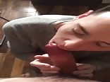 Teen drains brothers cock