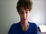 Curly haired boy porn wanking videos on cam