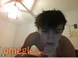 Boy porn teen shows his hard dick