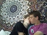 Cute gay couple on webcam