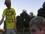 public park teen boys young hook-up porn