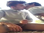 1 CA Hot Gay Kiss with cum