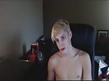 A103. Blond boy webcam show