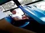 masturbation on the bus