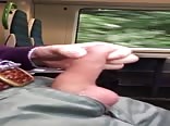 Wanking boys gay porn on public train