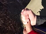 Gay teen porn wanking in the woods