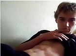 Hottie glazes belly teen boys gay porn