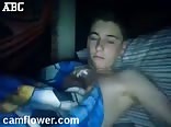 Boys porn time to jerk off - everyone's asleep