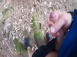 Hot teen boys porn wanking outside