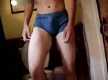 Jock boys porn in too-small blue underwear