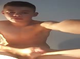 Skinny teen jerks on his bed boys porn
