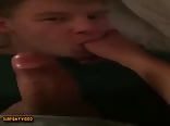 Blond sucking a big cock boys porn