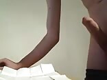 Blowing my load on paper towels boys porn