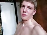 Cute twink porn selfie beating off shooting big load of jizz 