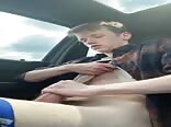 Teen Gay Porn JO's in Mom's Car - Splatters Himself