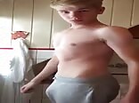 Blond Cute Boy Strip Gay Porn 