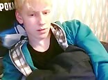 Awesome blond teen wanks his uncut dick boys porn