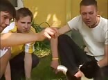 twink trio suck & fuck outdoor gay teen porn