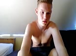 Horny boys porn in his room pulls his dick out jacks off 