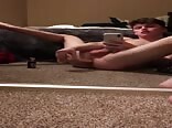 Cute boys porn playing with his ass