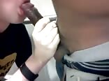 Blowjob in high school stall boys porn