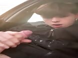 college boy in a car gay porn