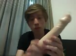 uncut dildo fuck & cum boys porn