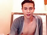 18yo cure gay porn jerks off on cam boy