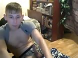 Blond twink kicking back chatting and jerking off boys porn