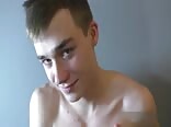 Uncut Euroboy shows his hole & cums gay porn