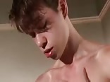 British twink porn strips and jerks for the camera