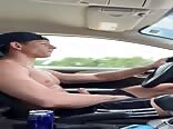 Cum while driving a car boys porn