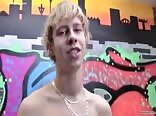 Gay Porn Blonde wanker