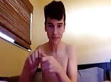 Cute boys porn wanks with a dildo