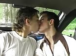 dutch boys in the car gay porn