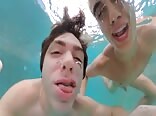 Sneaks Off Bare At The Pool Twink Gay Porn