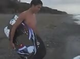 Surfer Wank Break Gay Porn