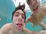 AA Vid - Gay porn  hot amateur twinks fuck in the pool tube