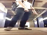 Young Guy Masturbates in a Subway Station Boys Porn