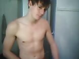 Boys porn makes his first jerk video