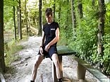 Playing in the wood twink gay boys porn