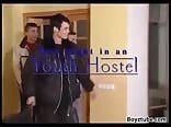 Action night in hostel classic teens gay porn