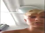 Uncut Blond Twink Jerks & Cums In Bathroom boys porn 